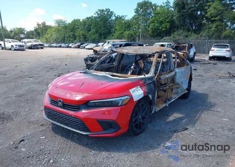 2024 Honda Civic Sport из США, поврежденный, VIN 2HGFE2F55RH590572